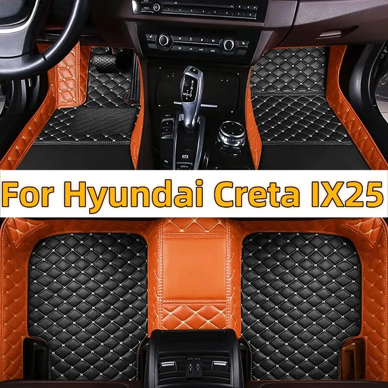 

For Hyundai Creta IX25 2019 2018 2017 2016 2015 Car Floor Mats Styling Decoration Protect Auto Accessories Carpets Interior