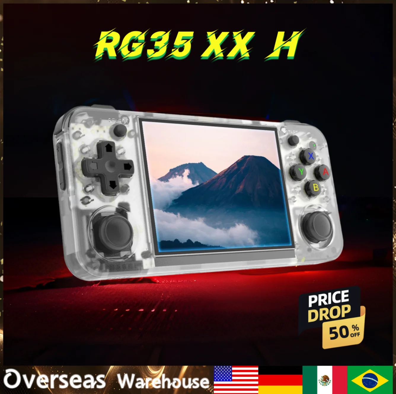 ANBERNIC RG35XX H Retro Handheld Game Video Player Console 3.5Inch IPS full viewing angle Bluetooth 256G PSP Gift H700 quad HD