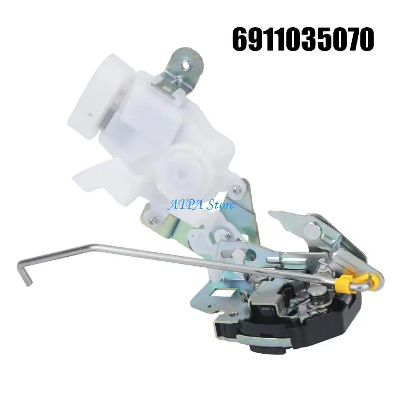 U13C Rear Tailgate Lock Assembly, Actuator Housing with Metal Locking Parts and Linkage Rod for Rear Door Maintenance and Repair 6