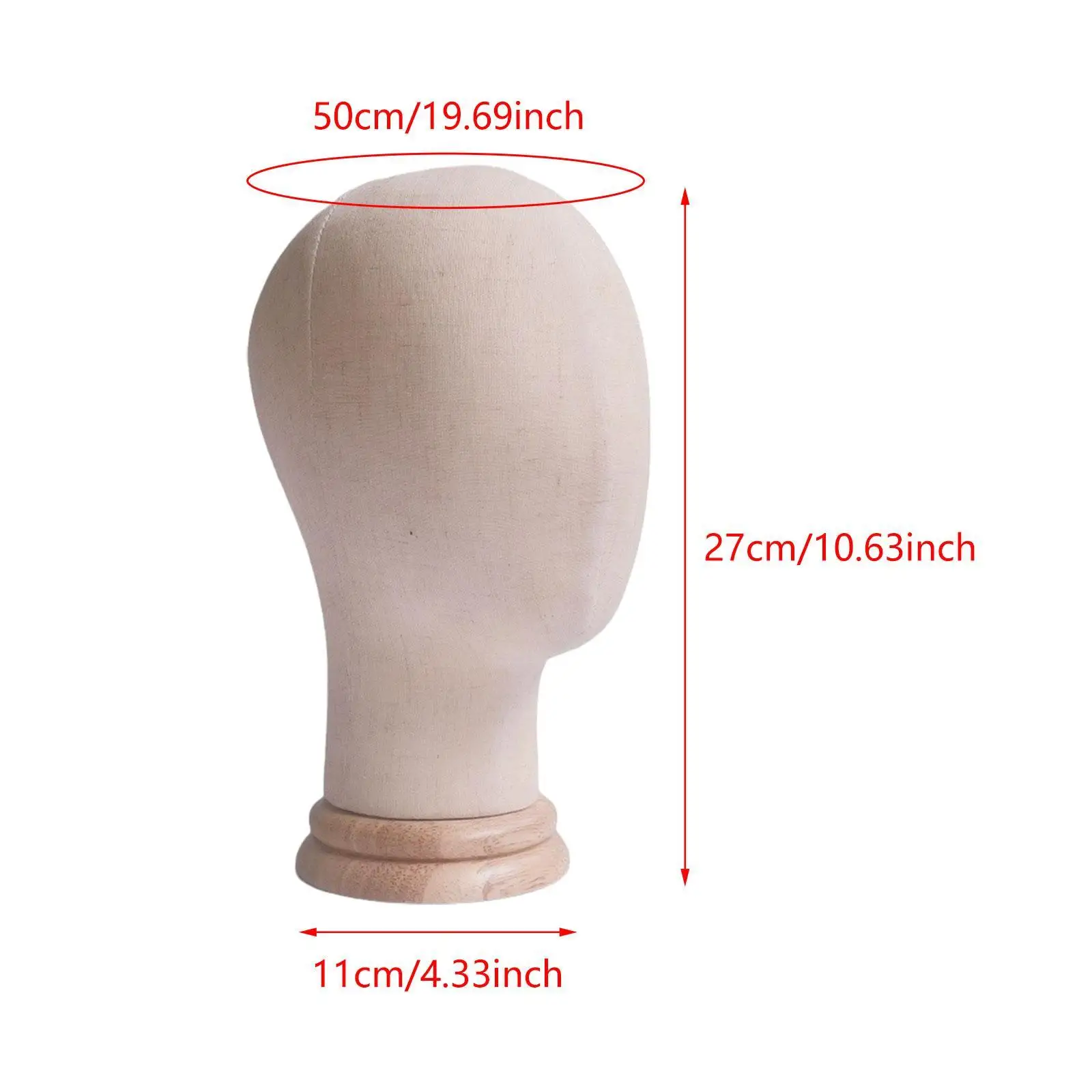 Hat Display Holder, Children Mannequin Head Model ,Tabletop with Wood Base for Home Salon Beginner Stylist Hairdresser