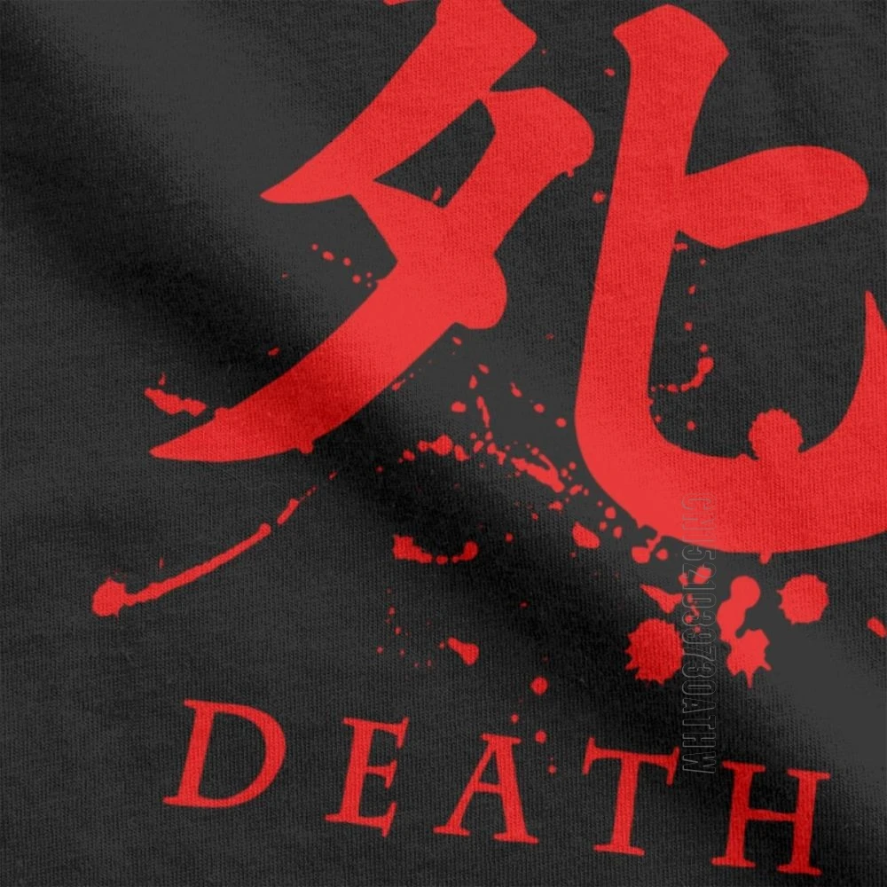 Death Sekiro Shadows Die Twice T Shirts For Men Wolf Souls Samurai Game Japanese Cotton Tees Short Sleeve T-Shirts Gift Idea