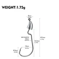 1.75g-5pcs