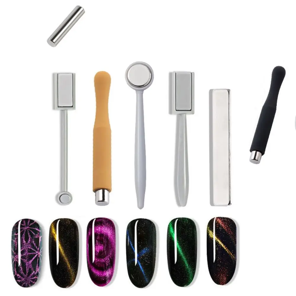 Cat Eyes Nail Polish Magnet Pen Multi Functional Double Headed Magnetic Nail Stick UV Gel Nails Accessories