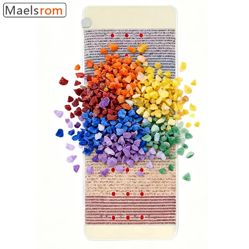 PEMF Photon Therapy Mat - Far Infrared Heating Pad with Jade & Crystal Energy for Pain Relief, Negative Ion Technology Magnet