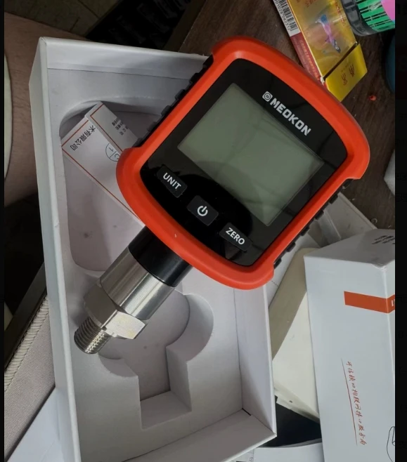 High Precision 0.4 LEVEL Digital Data Logging Pressure Gauge Rotatable Support Bluetooth Shockproof S281