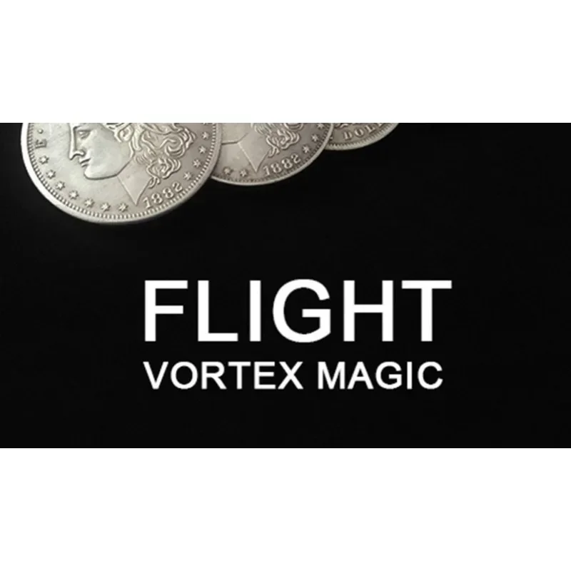 FLIGHT Magic Coin by Michael Afshin Vortex Replica Magic Tricks Appear/Vanish Close Up  Magia Magician Accessory Gimmick