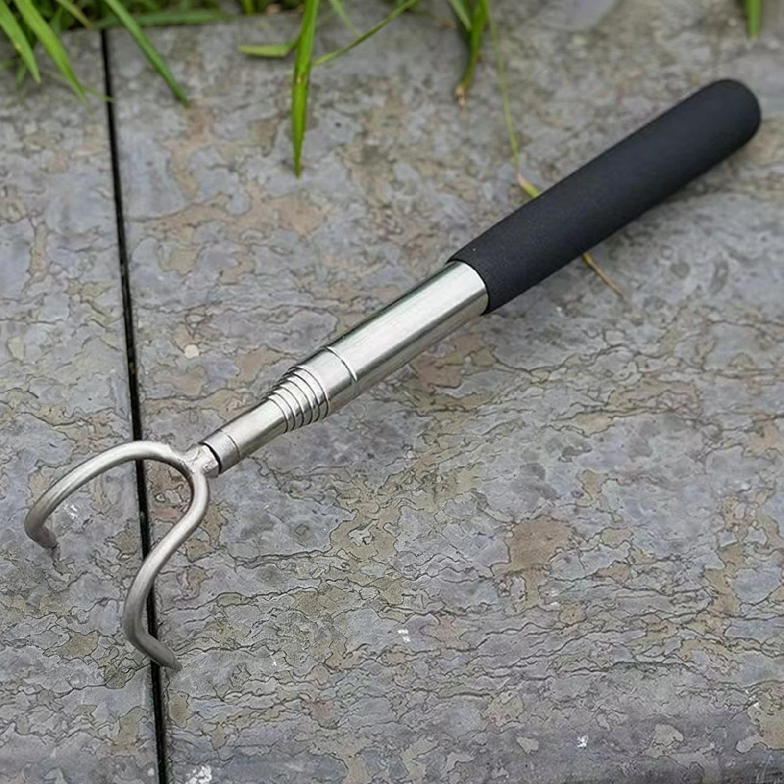 Stainless Steel Mushroom Harvester with Adjustable Handle Retractable Mushroom Picking Tool Adjustable Mushroom Pick Up Tools