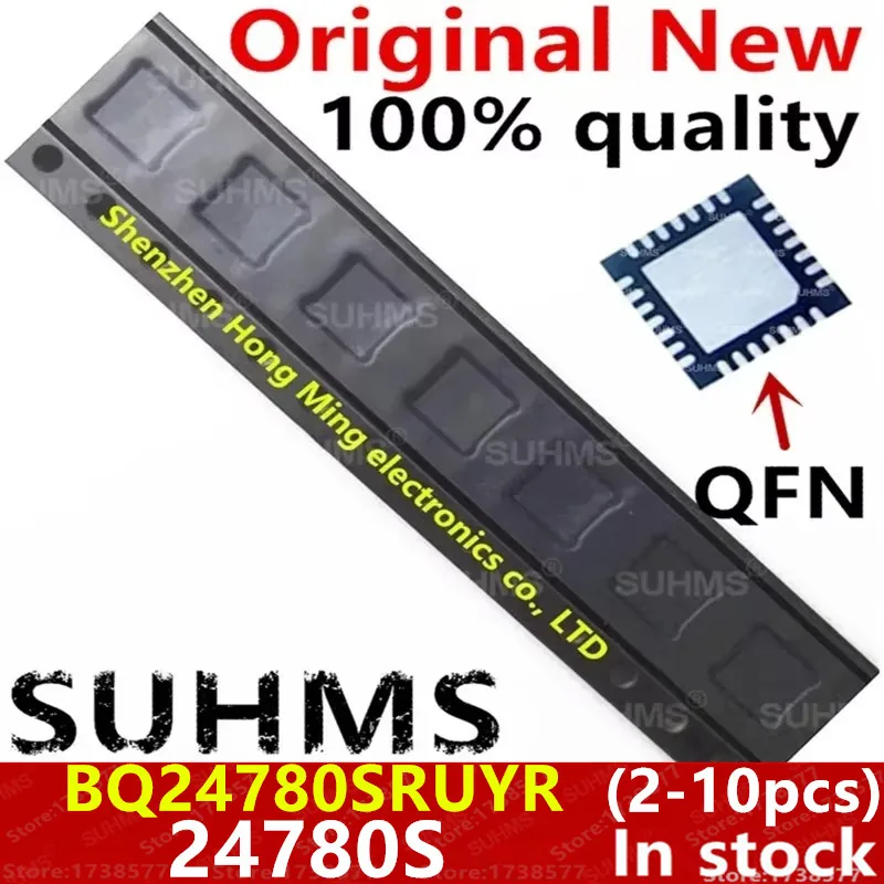 (2-10 peças) 100% Novo BQ24780SRUYR 24780S BQ24780S XQ24780S QFN-28