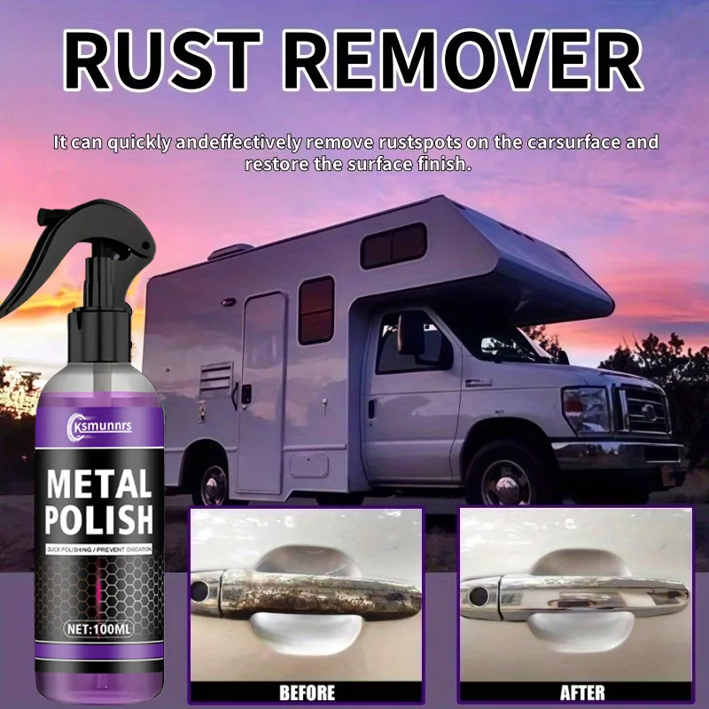 Heavy-Duty Rust & Corrosion Remover Spray, Rapid Action Precision Spray, Ideal for Metal Surface, Car Maintenance & Repair