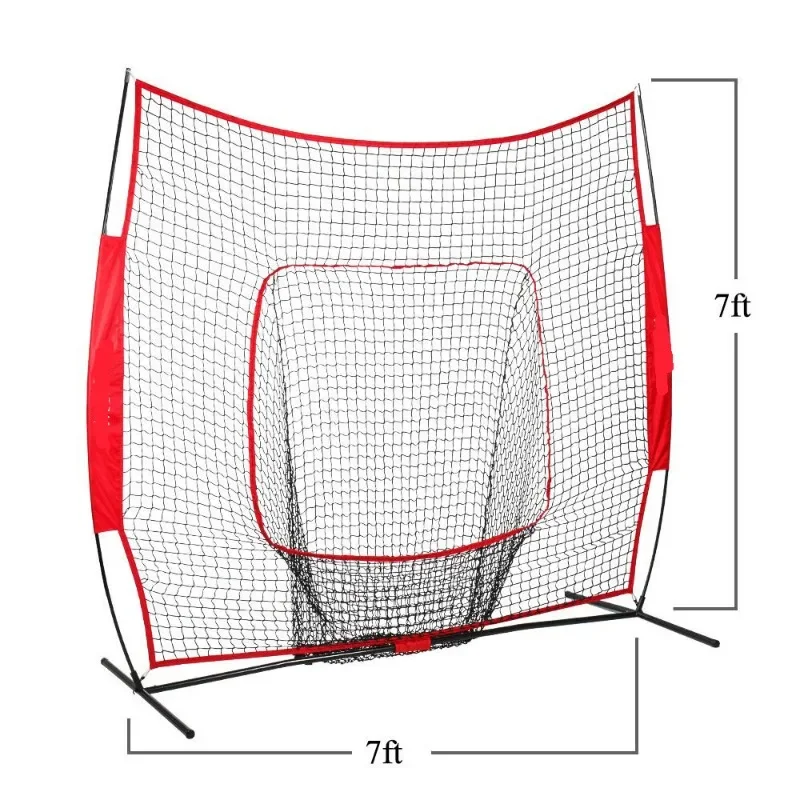 

Baseball 7X7 indoor and outdoor baseball, practice net bat, softball, batting practice portable, rebound