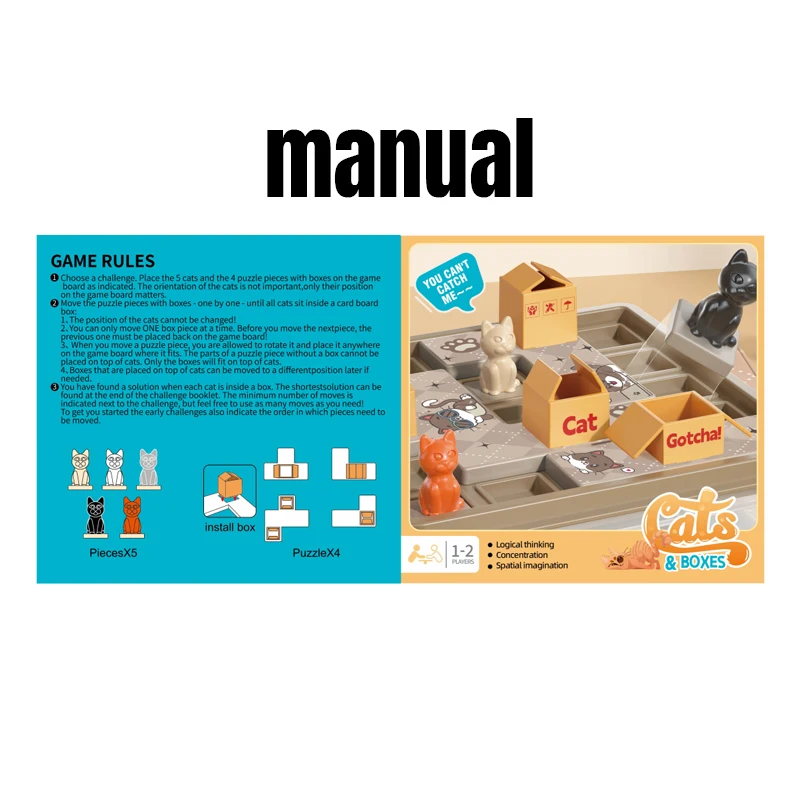 

Colorful manual for challenges