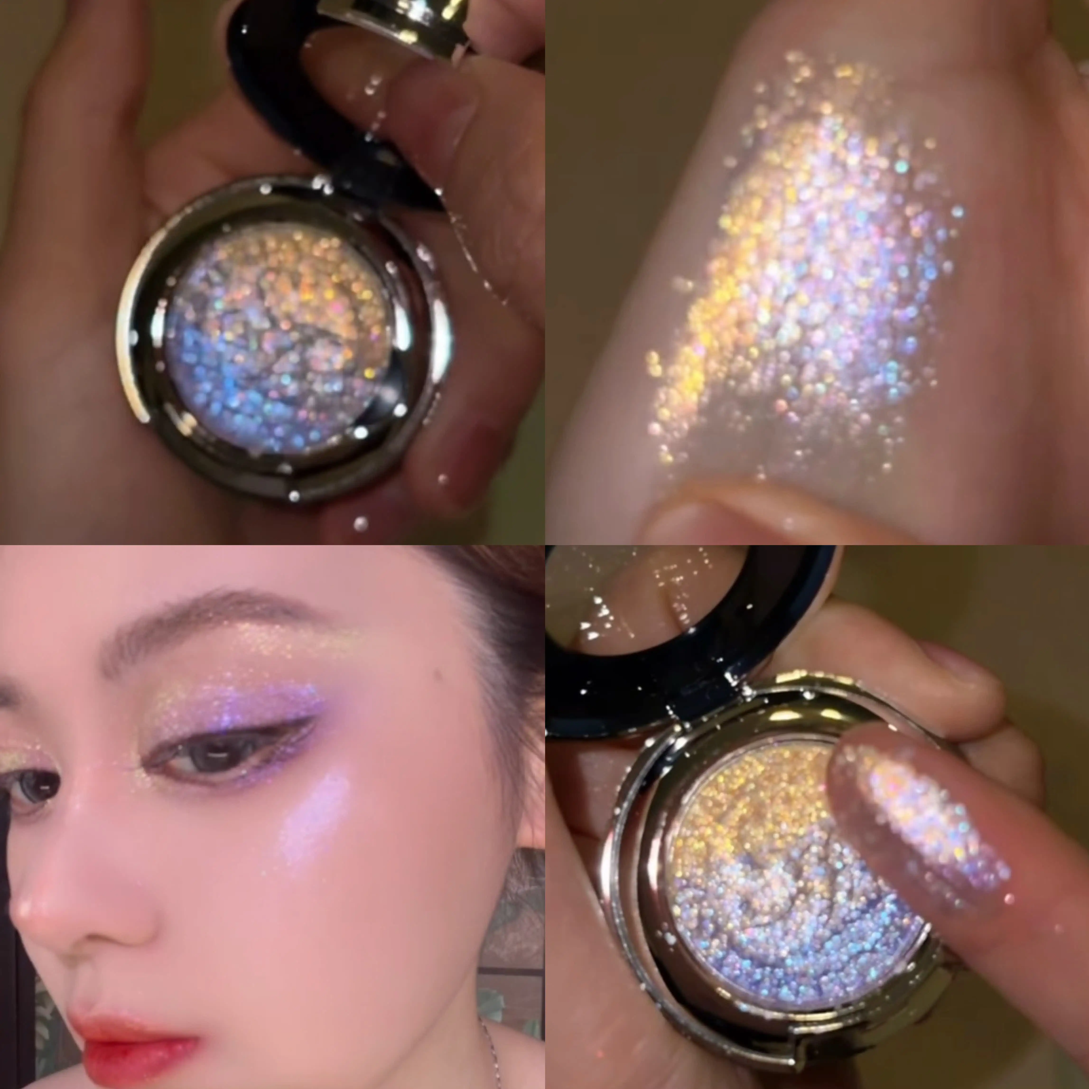 

Тени для век SheenEffect с высокой пигментацией, однотонные, стойкие, мультихромные, с перламутровым шиммером, для макияжа глаз