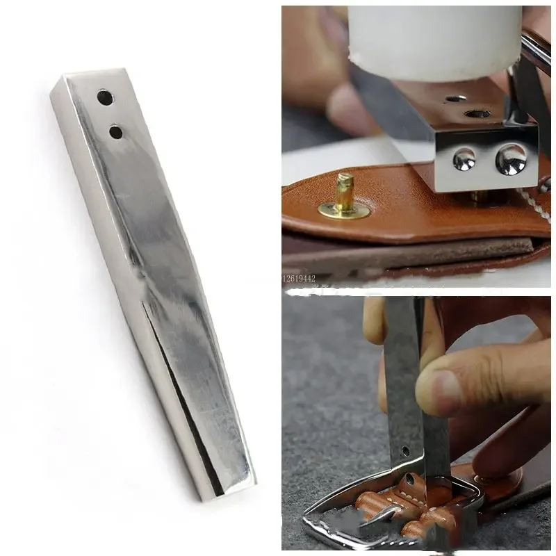 Stainless Steel Rivet Knock Rod Hair Embryo Column Bump Nail Installation Tool Manual Leather Goods Hand Knock Fastening Mold