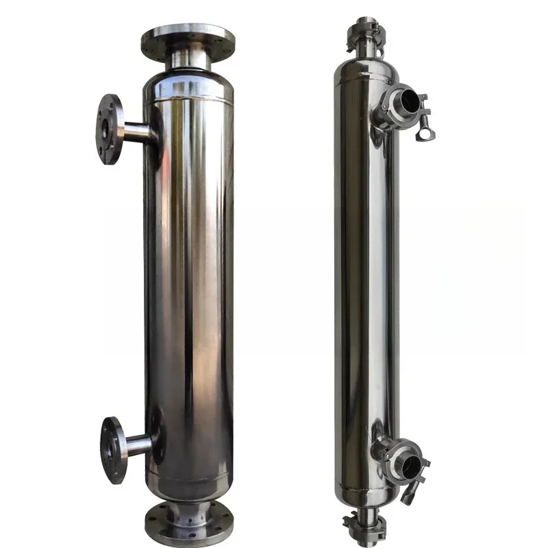 Spiral wound shell and tube he at excha ger, environme ntally friendly HVAC phar maceutical