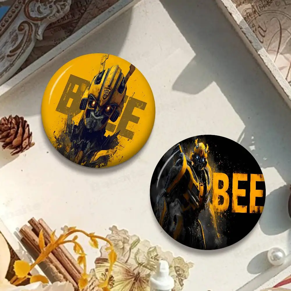 Fashion T-Transformers Anime Brooches Cute Cartoon  Badge Jacket Jeans Lapel Pin Gift Accessorie