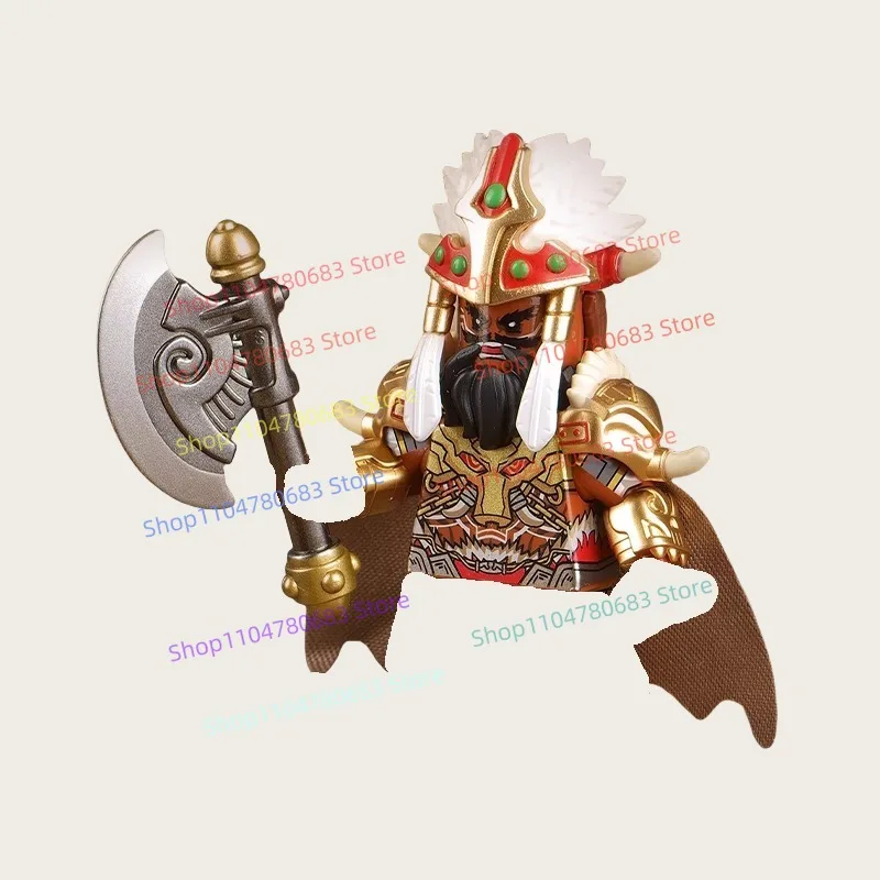 Bloques de construcción MOC, soldado líder de dibujos animados de Anime, modelo de muñeca en miniatura, accesorios de armadura, adorno, juguete de regalo coleccionable