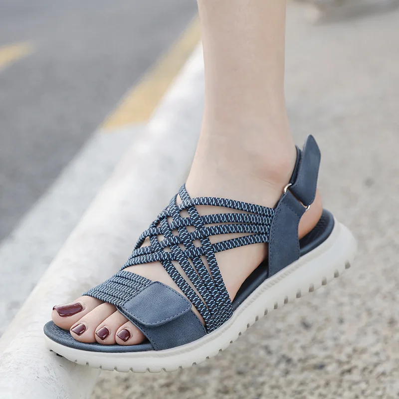 Shoes for Women Plus Size 35-42 Summer 2024 New Fashion Women Open Toe Comfortable Soft Sole Platform Sandals Women Sandals