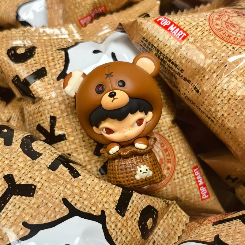 

New Hot Selling Genuine Popmart Pts Limited Edition Hirono Returns To Playing Heart Mini Figurine Cute Granule Blind Box Gifts