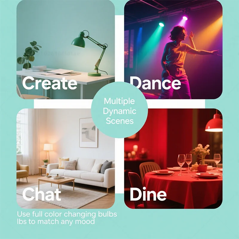 Dimmable Tuya Wifi Rgbcw Smart Bulb Gu10 C37 A60 T37 E14 E27 Light Led Magic Lamp AC85V-265V Work With Alexa Google Home