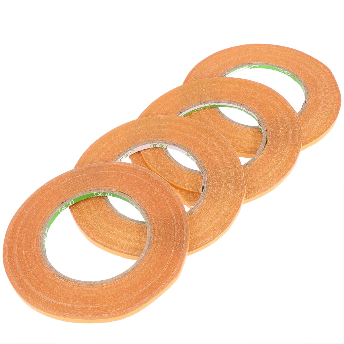 

4 Rolls Yellow Cloth Duct Tape Strong Adhesive Double Sided Carpet Floor Packaging Repair Binding Book Waterproof Insulation