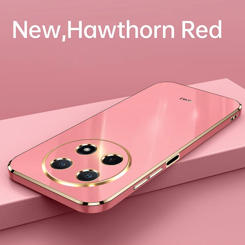 สําหรับ Huawei Nova 12i กรณีคุณภาพสูง Soft TPU ป้องกันลายนิ้วมือกล้องสําหรับ Huawei Nova 12i