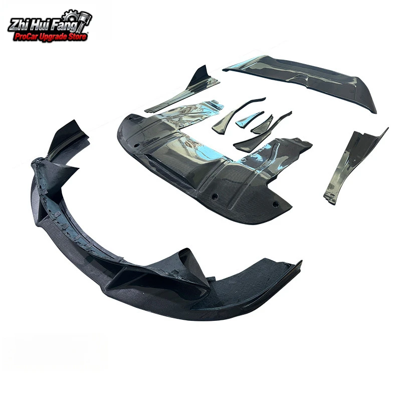 

Подходит для McLaren 2017-2021 720S Body Large Surround Kit, передние боковые юбки, задняя губа