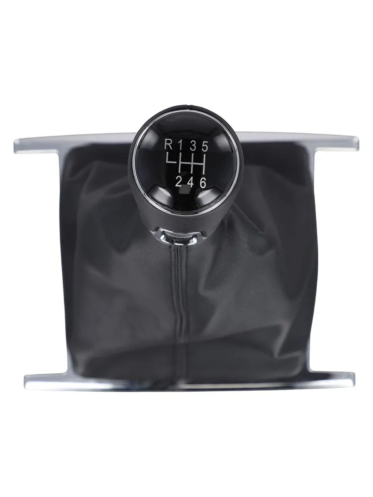 As The Picture Shows 6 Speed Gear Lever Gear Lever Cover ABS Plastic Leather Boot Cover Professional Installation Recommended