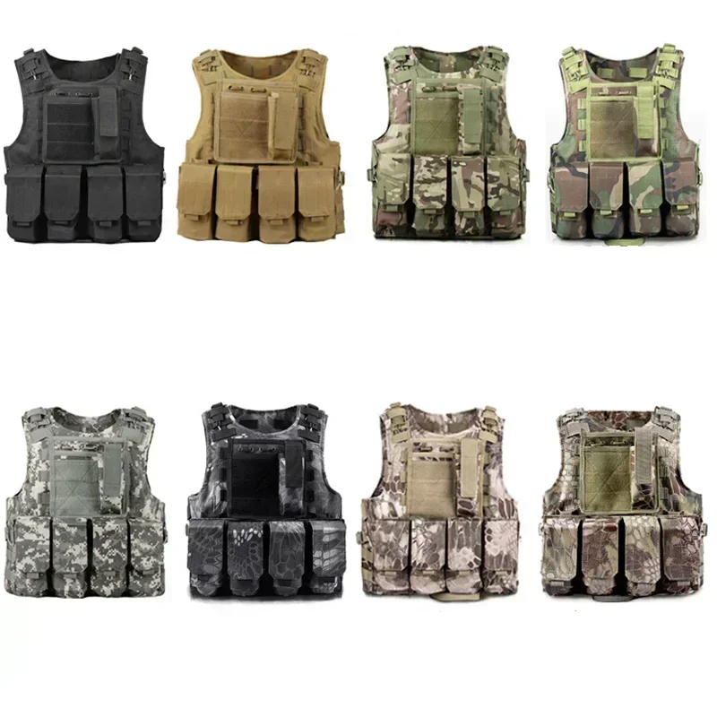 Kamizelka taktyczna Kid Combat Training Assault Plate Carrier Outdoor Hunting Airsoft CS Hunting Sport Protection Kamizelki myśliwskie