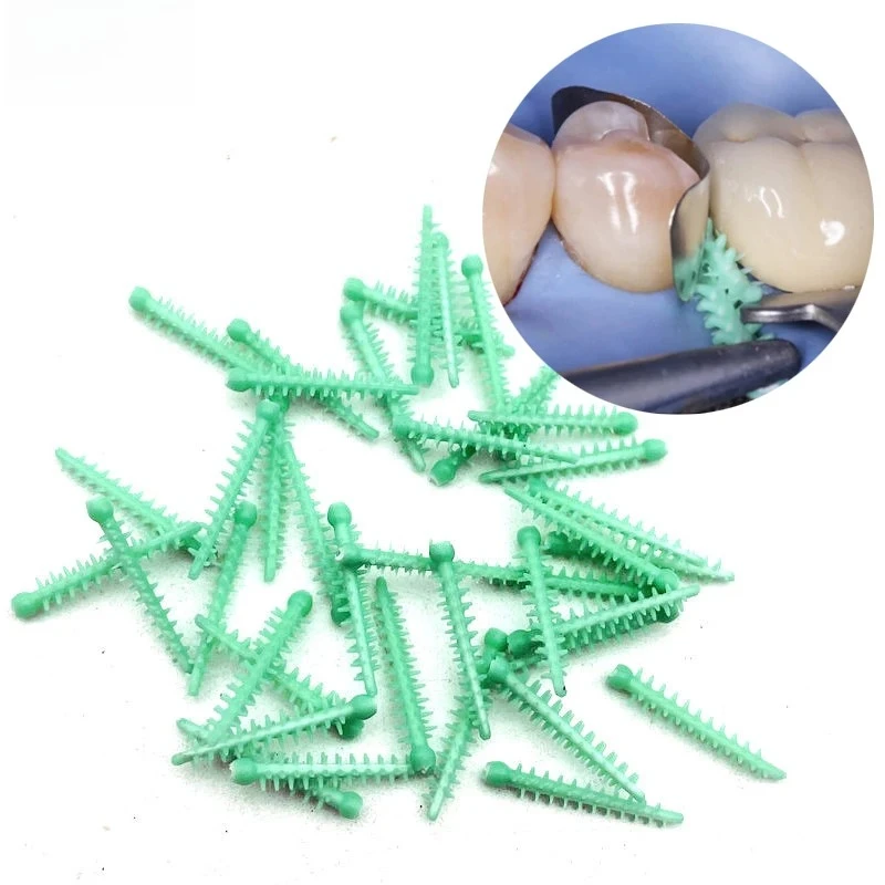 

5×40Pcs/box Dental Adaptive Interdental Wedges Teeth Gaps Oral Care Silicone and Plastic Head Dental Tools