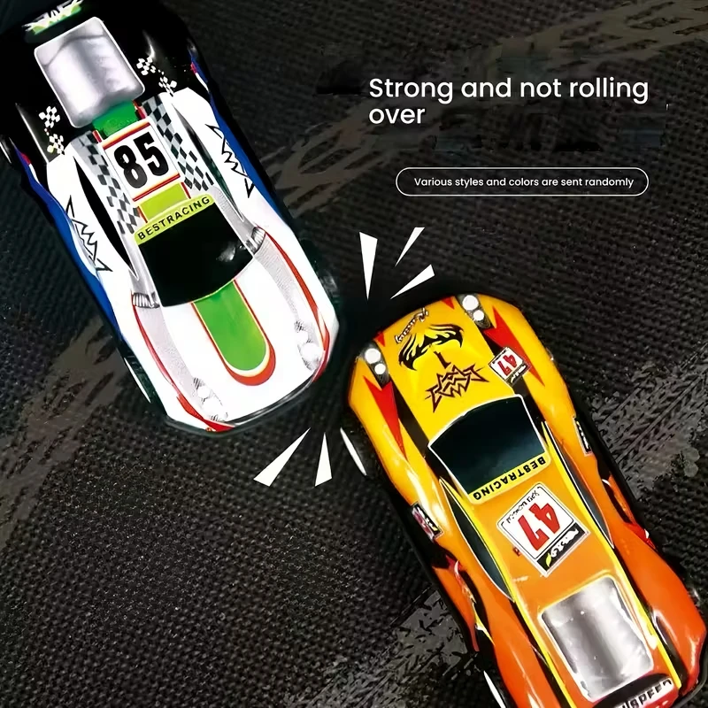 Kids Alloy Pull Back Car Toys Mini City Cartoon Inertia Racing Car Model Diecast Vehicle For Boys Girls Birthday Xmas Gift