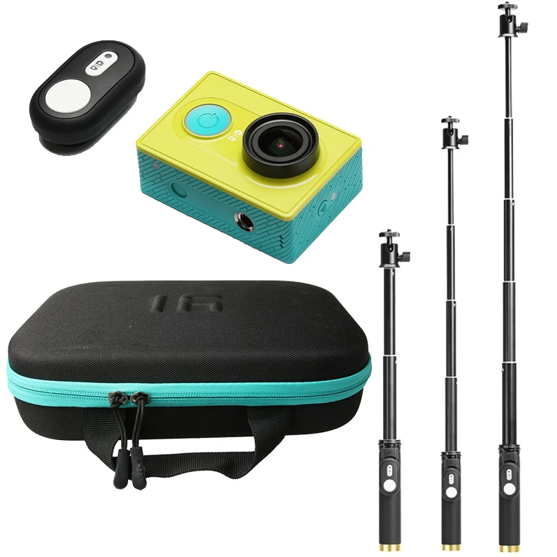 

Yi 4K Camera Storage Bag Bluetooth Remote Control For Xiaomi Yi Monopod Selfie Stick For Xiaomi Yi 4K Xiaoyi 4K+ Action Camera