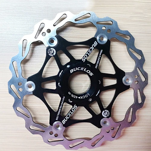 Imagen 2 del producto Discos flotantes BUCKLOS, rotores de bicicleta de 160mm, 180mm, 203mm, rotores de freno de disco de bicicleta MTB, discos de freno hidráulicos, pieza de bicicleta