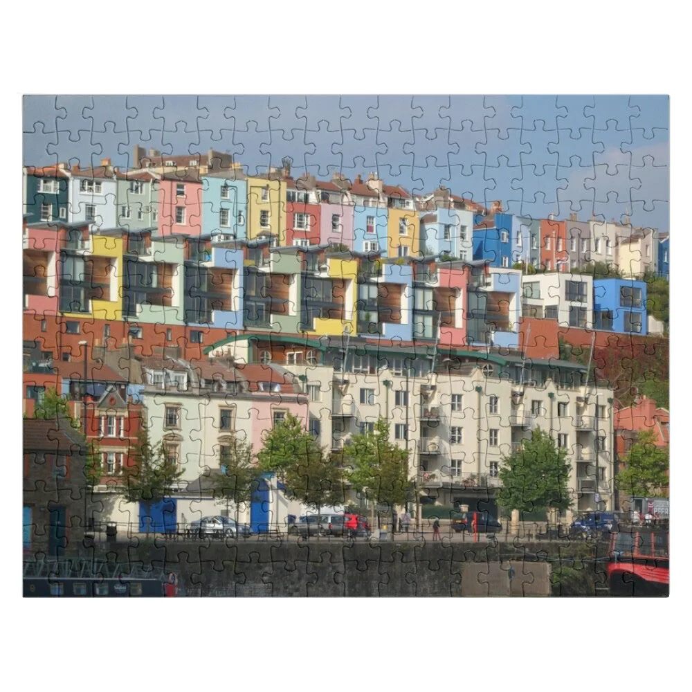 

Bristol Harbourside Colourful Houses Jigsaw Puzzle Jigsaw Puzzle Custom Personalized Baby Object