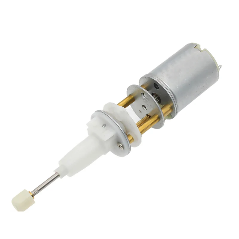 Micro dc engrenou o motor dc 3v 6v que gira o impulso telescópico do motor pequeno e puxa o controlador alternativo da velocidade do motor pwm