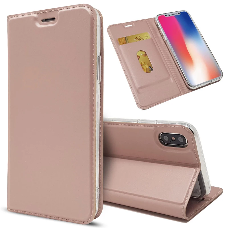 Leather Case for iPhone 12 11 Pro 7 8 Plus X XR XS Max Magnetic Flip Book Wallet Cover On APPLE i Phone 6 6S 5S SE Folio Coque