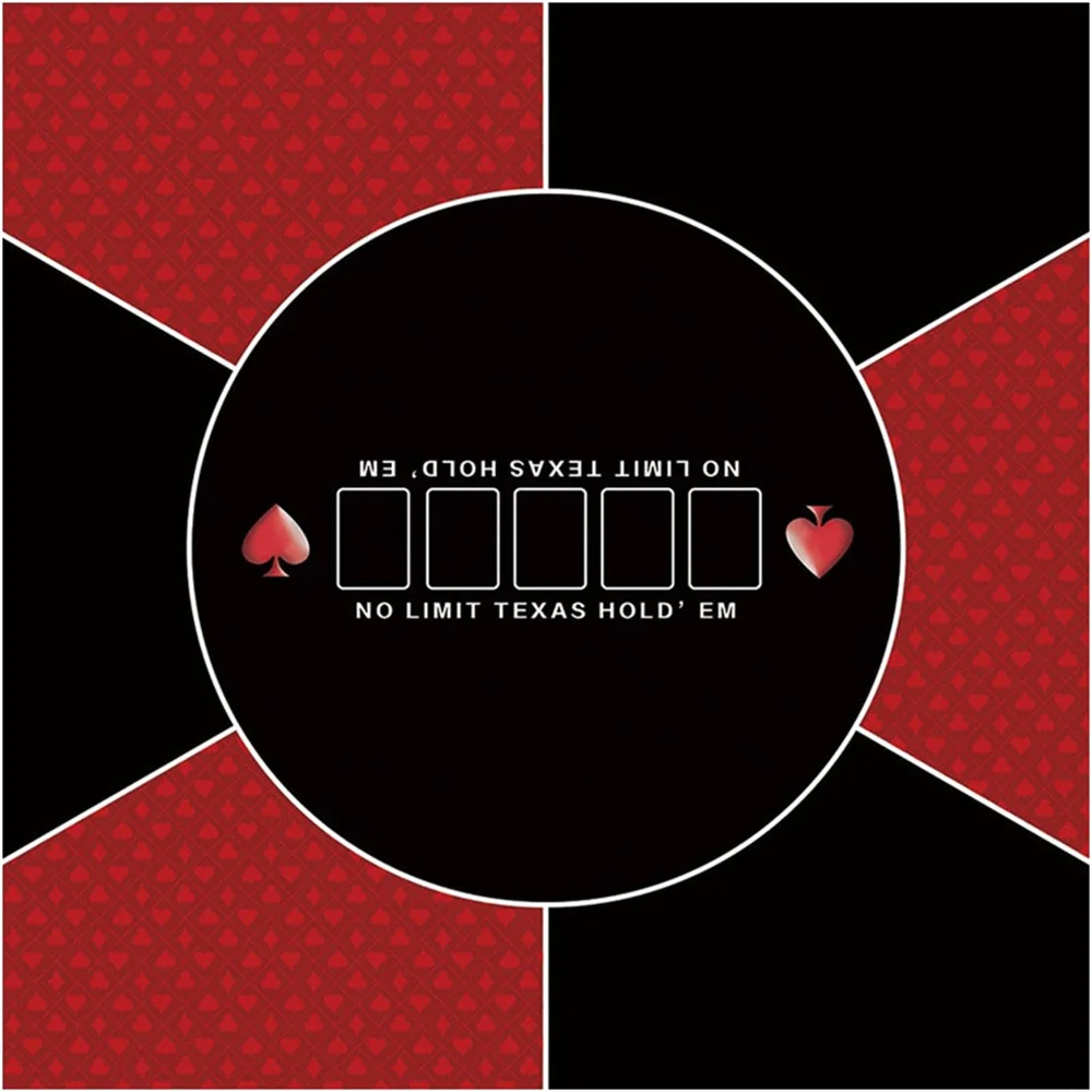 

Rubber Table Top Mat Texas Hold'em Poker Table Cloth Quality Non-slip Layout Casino Board Game Chips Table Mats for Poker