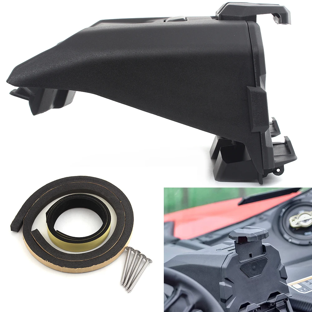 Motorcycle 1PCS Black Electronic Device Holder Set Plastic Set Accessory For Can-am Maverick X3 MAX X DS Turbo 2017-2021 Models