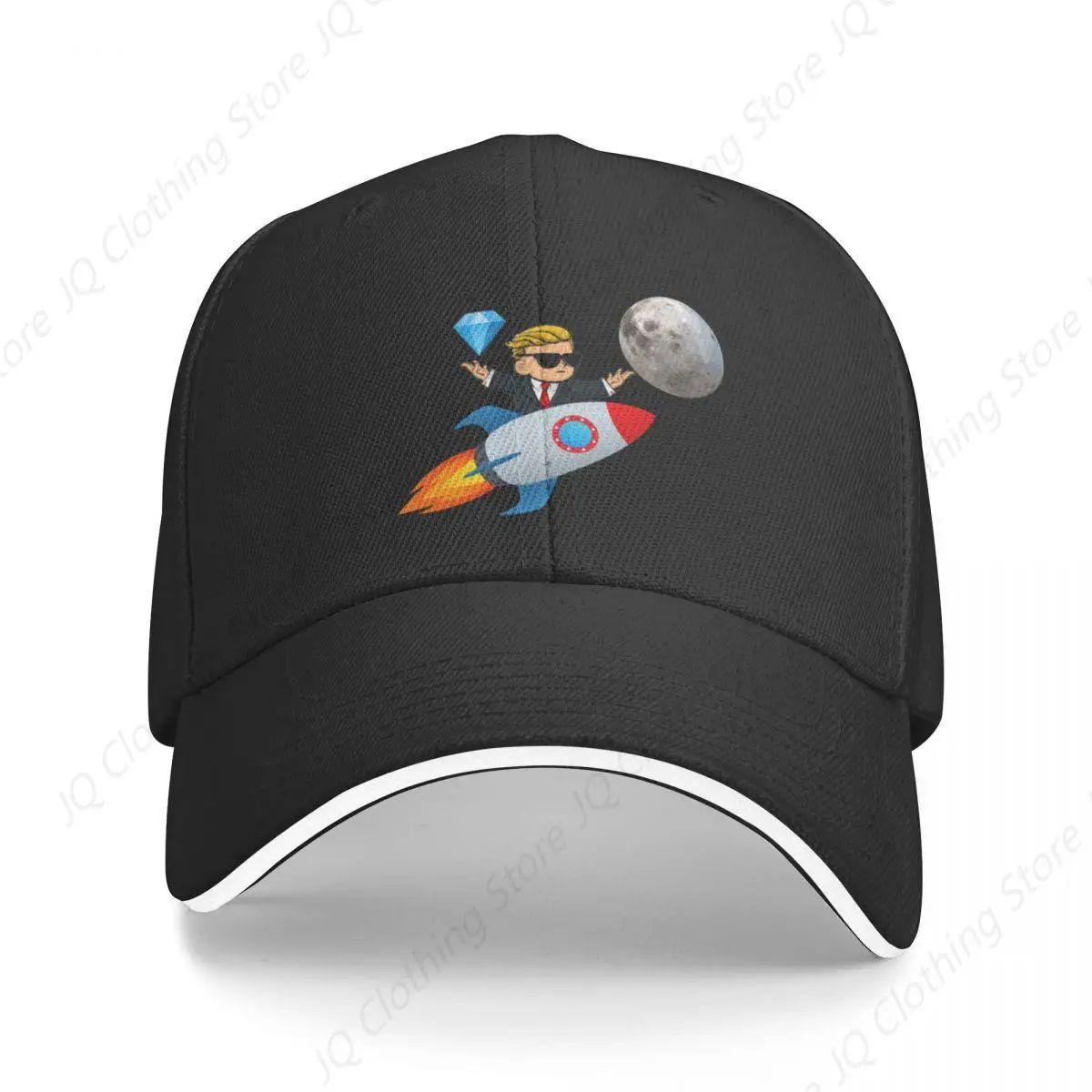 

To The Moon Wallstreetbets Cap baseball cap military tactical cap Christmas hats Women's hat Men's