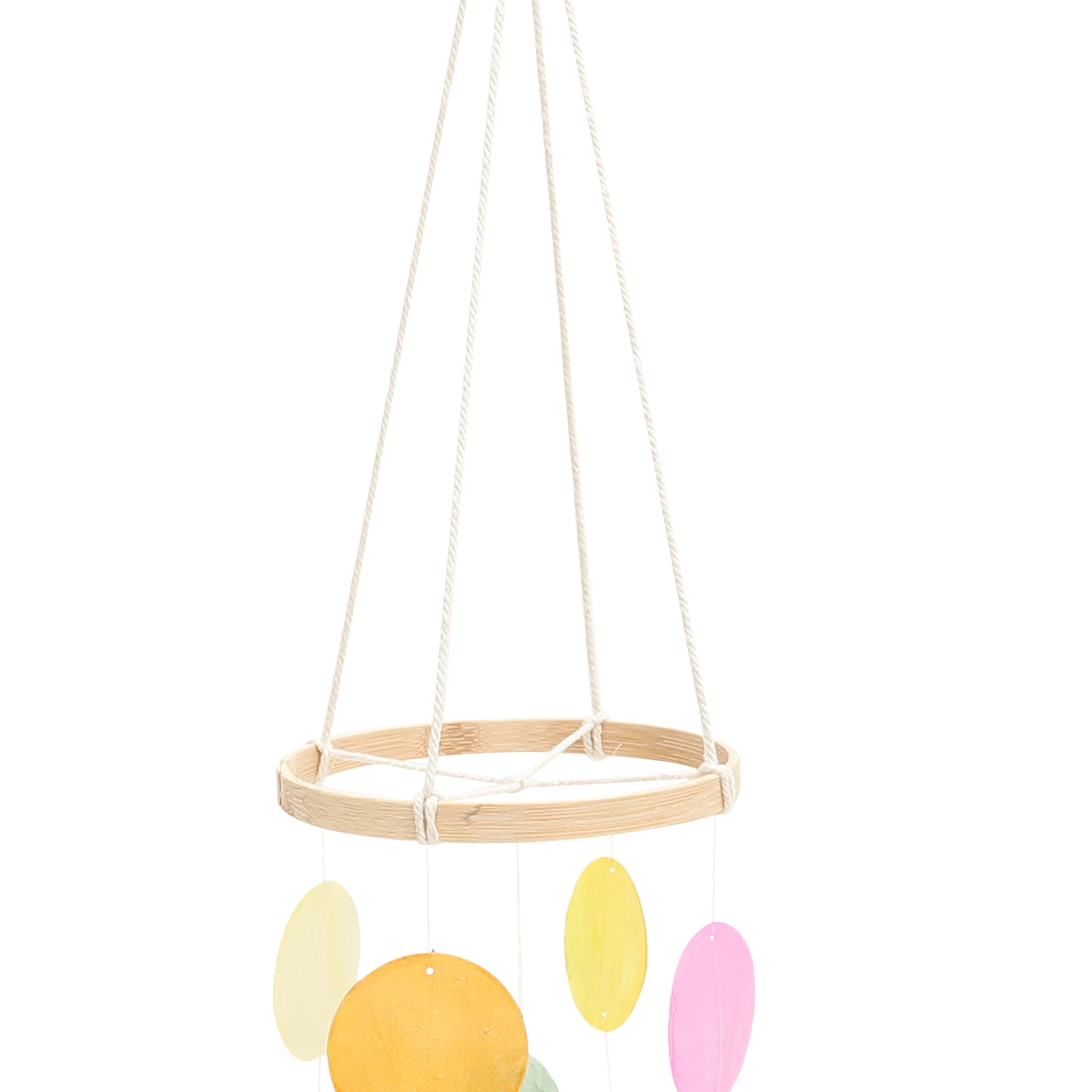 

Colorful Shell Wind Chime Bell Seashell Chimes Decor Home Sculpture for Patio Mother