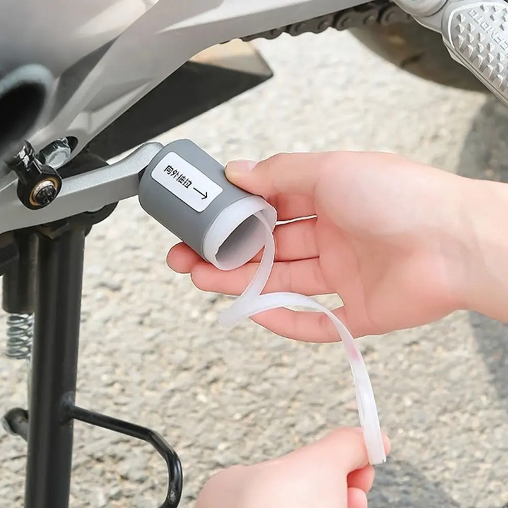 

Motorcycle Shift Gear Lever Cover Anti Theft Shoes Silicone Self Shrinking Motorbike Pedal Foot Pad Protective Cover Accessories