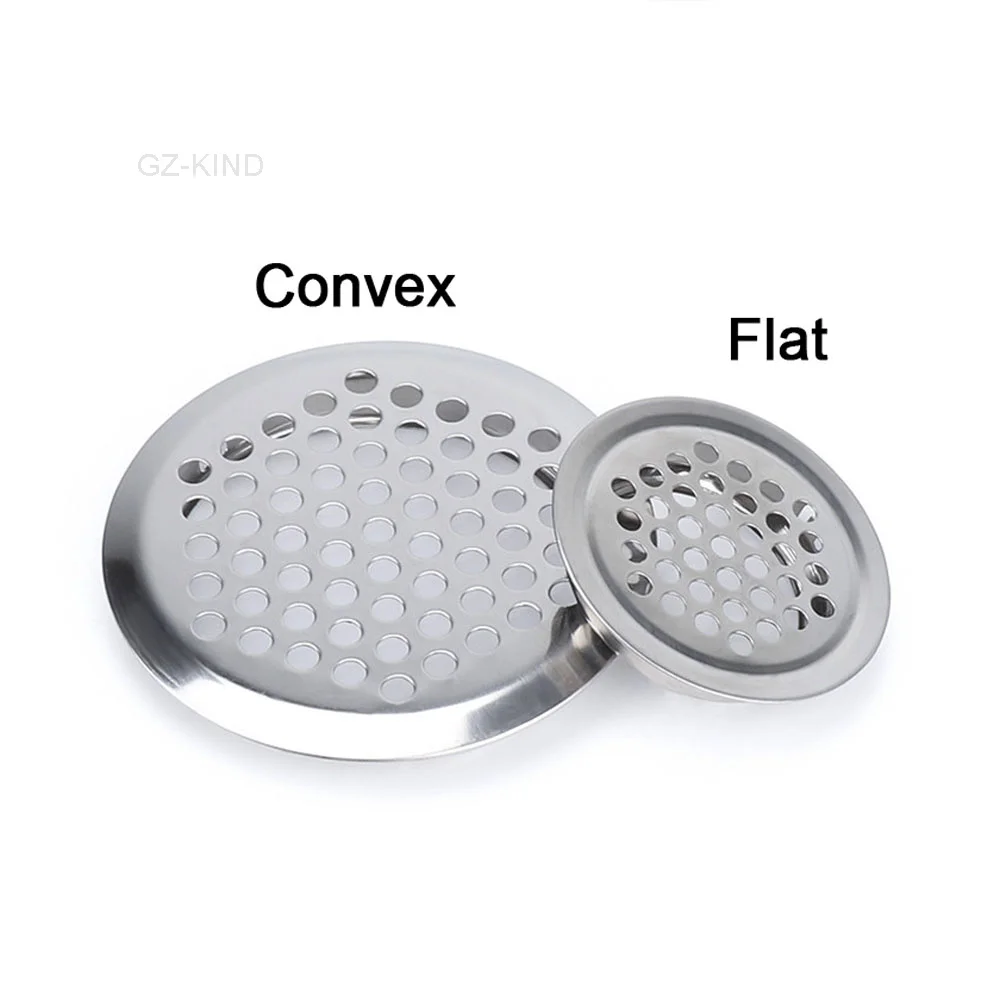 

1/2/5/10 pcs stainless steel wheel vent cover for hood cabinet ventilation mesh hole plug up to 19mm 25mm 35mm 53mm