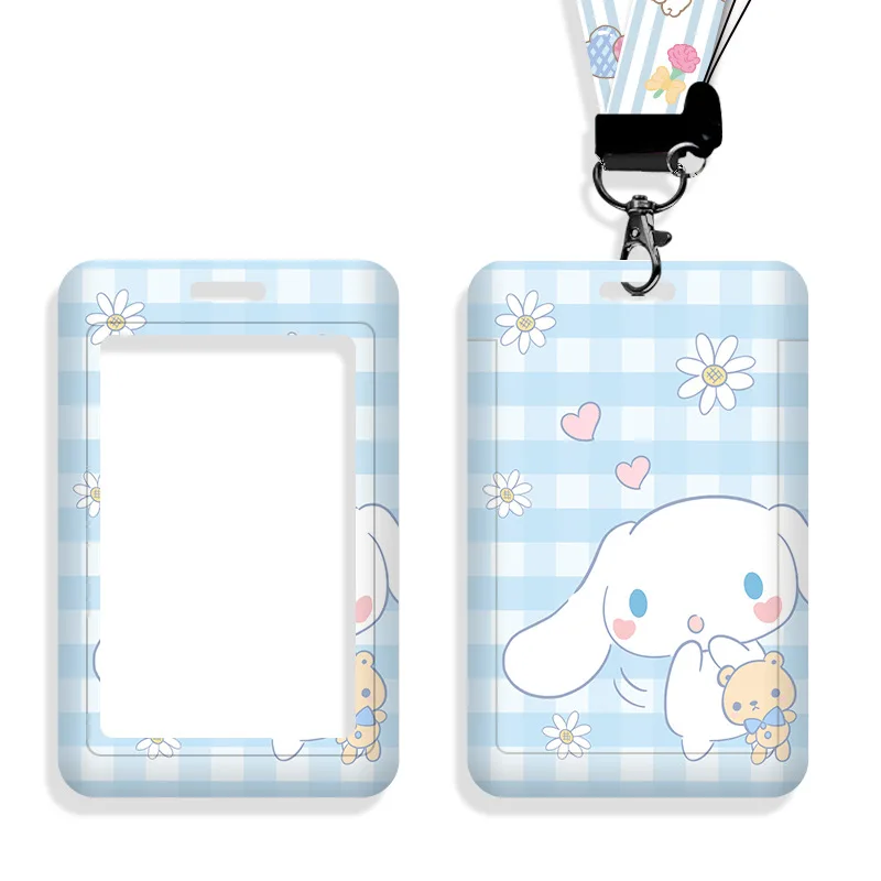 Sanrio Cartoon Student Campus Card Set, ID Set, Work Permit, Public Transportation, Subway with Hanging Rope, Neck Hanging image 5