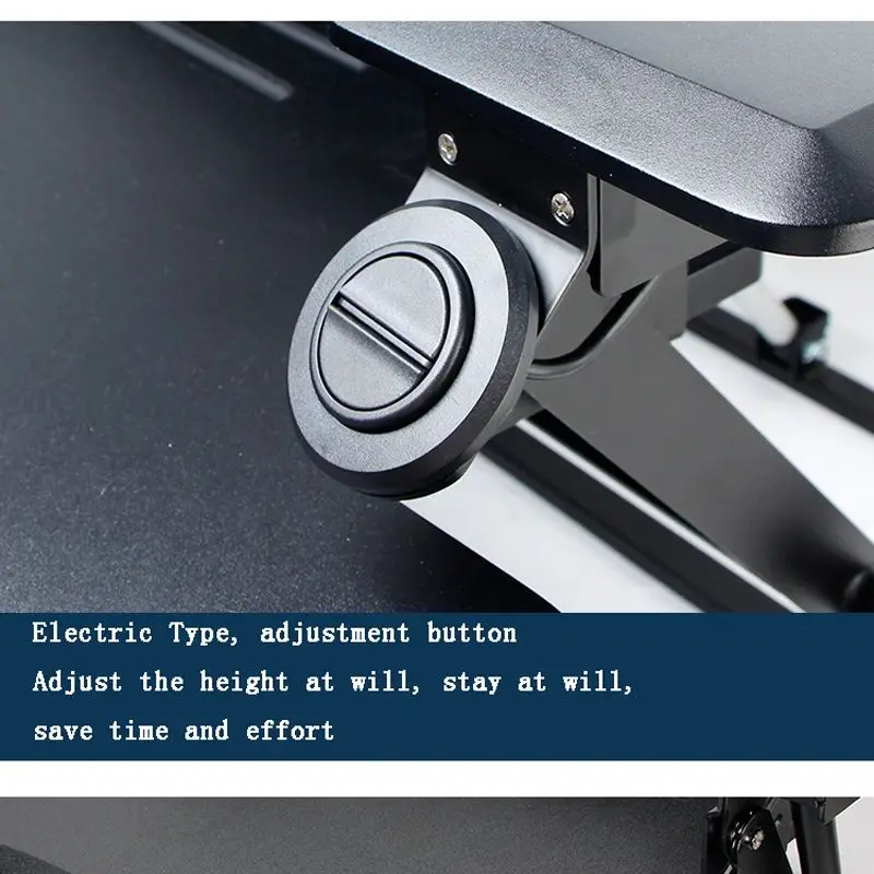 Manual de pé/elevador elétrico mesa do computador simples e moderno desktop notebook casa multi-função tabela de levantamento faixa 130-530mm
