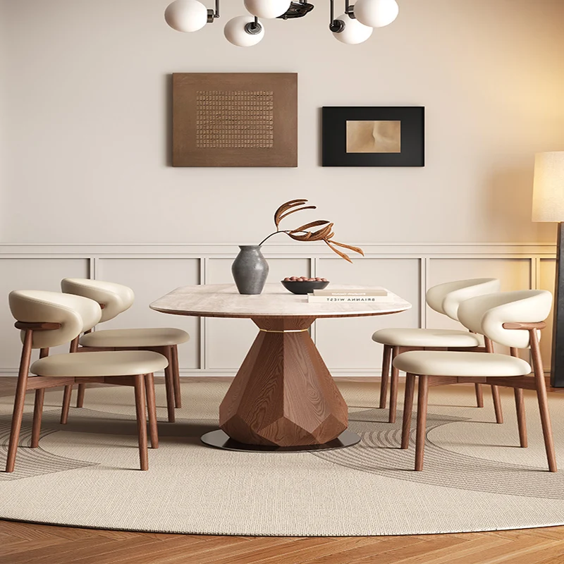 Full Dining Room Table Chair Space Saving Set Modern Coffee Tables Kitchen Chairs Extendable Entrance Hall Meble Living