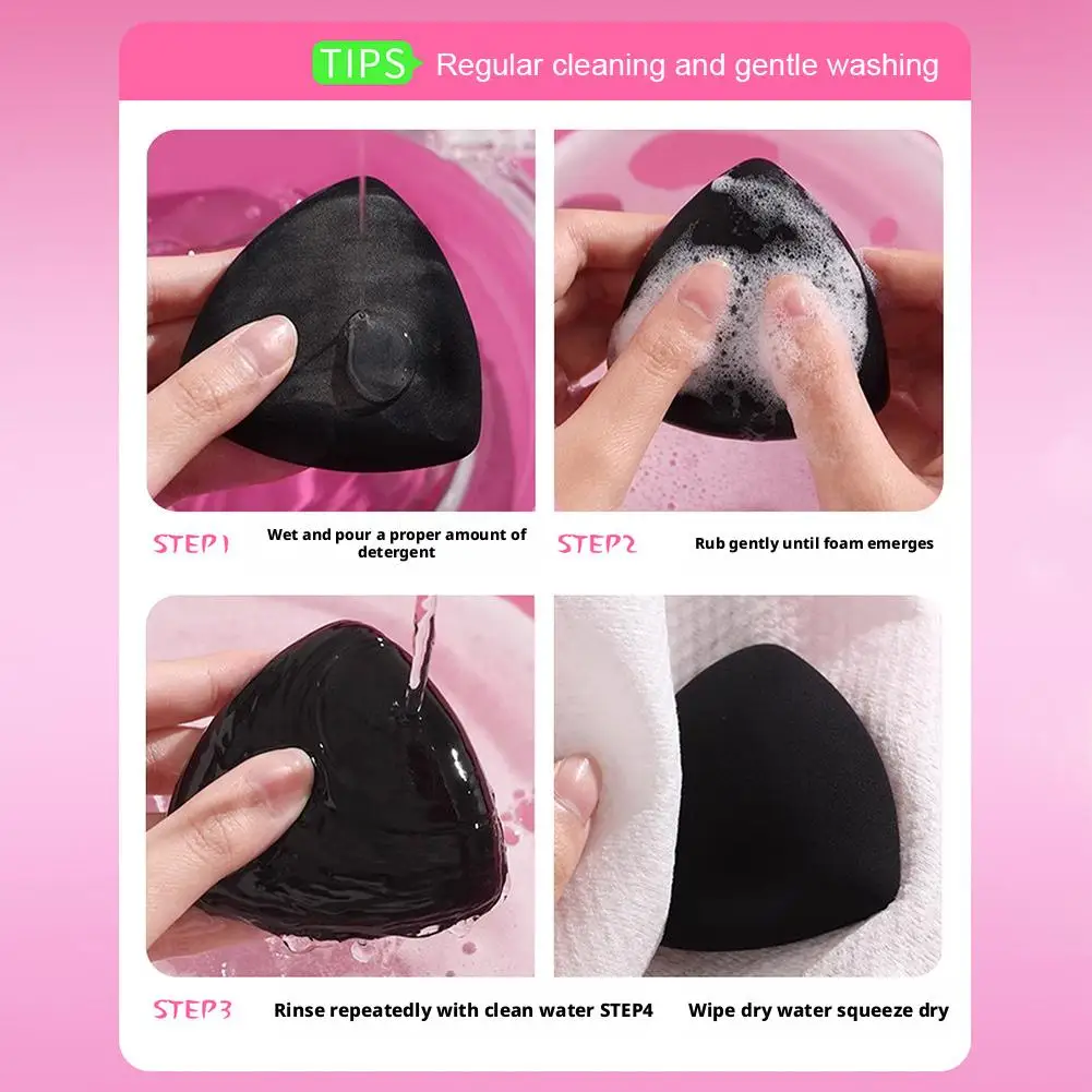 Soffio per cosmetici super spesso Soffio per fondotinta morbido e non mangiato Cuscini rimbalzanti ad alta densità Strumenti per il trucco per uso asciutto e bagnato