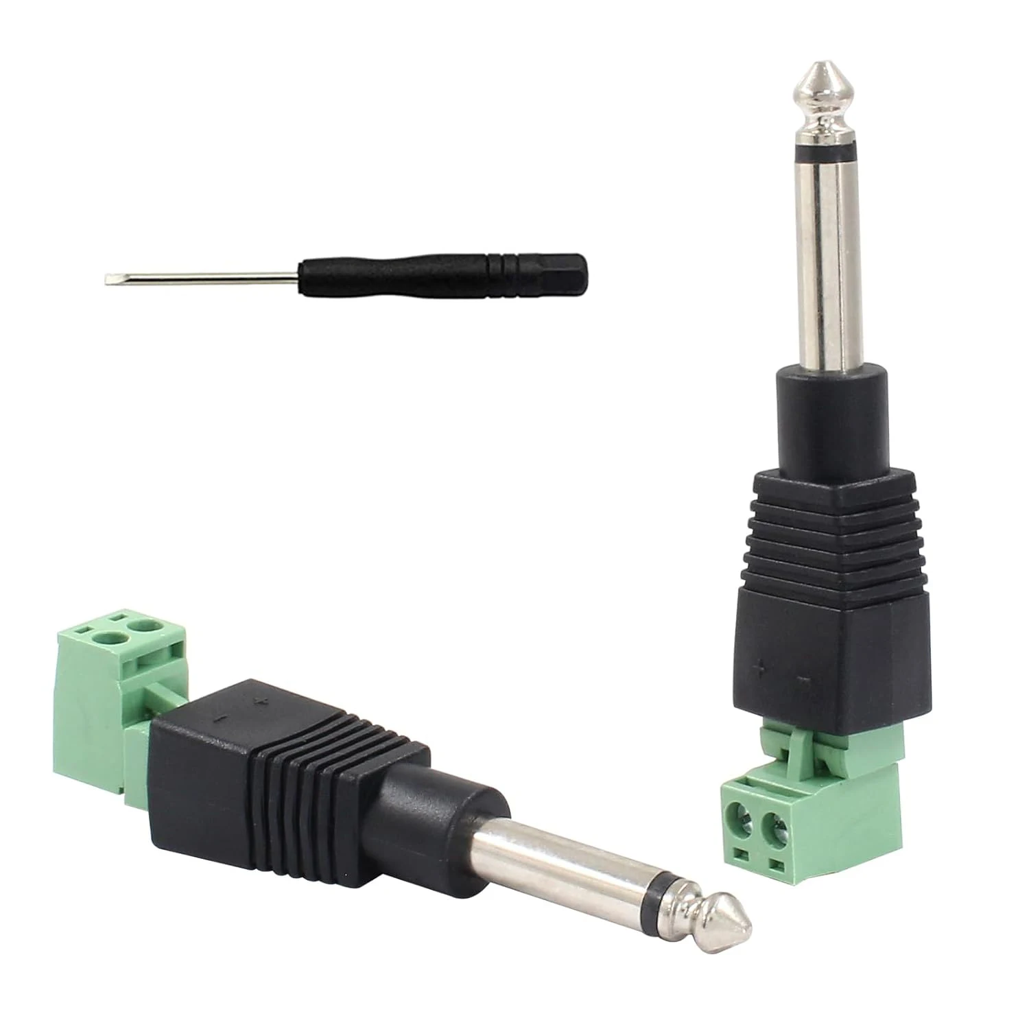 2pcs 6.35mm 1/4