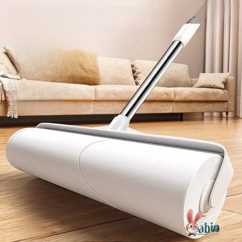 Ultra-Strong Long Pole Roller Sticky Hair Remover Brush Powerful Dust Absorption Hair And Hairball Removal Tool for Clothes