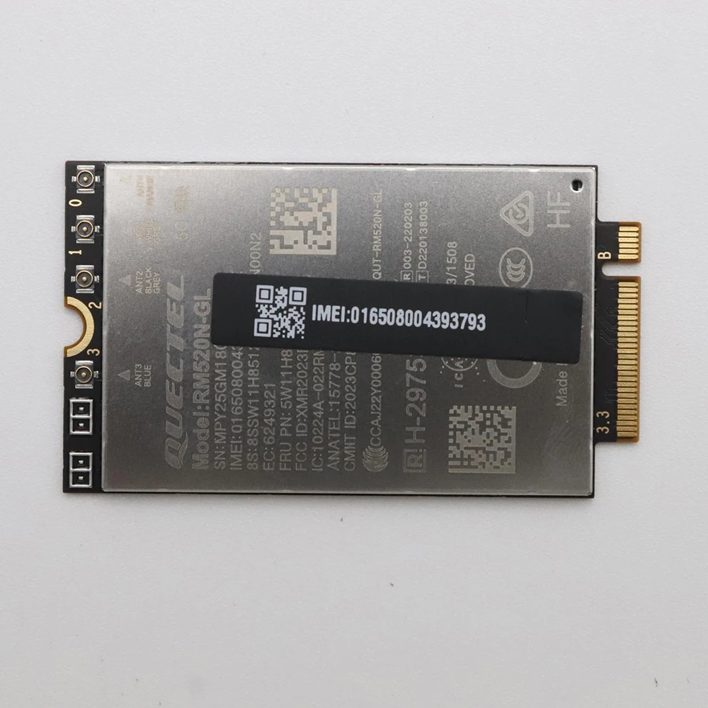 Quectel RM520N-GL FRU 5W11H85456 5G Sub-6G mmWave MIMO WWAN Module For Thinkpad T14s T14 Gen5 Gen6 X1 Carbon 12th 13th Laptop