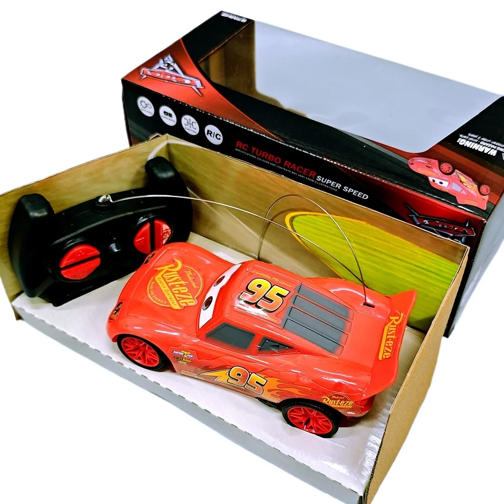 Hot Pixar Cars 3 coche eléctrico RC-juguete Lightning Mcqueen, regalo de Navidad de carreras de simulación para niños regalos de Año Nuevo