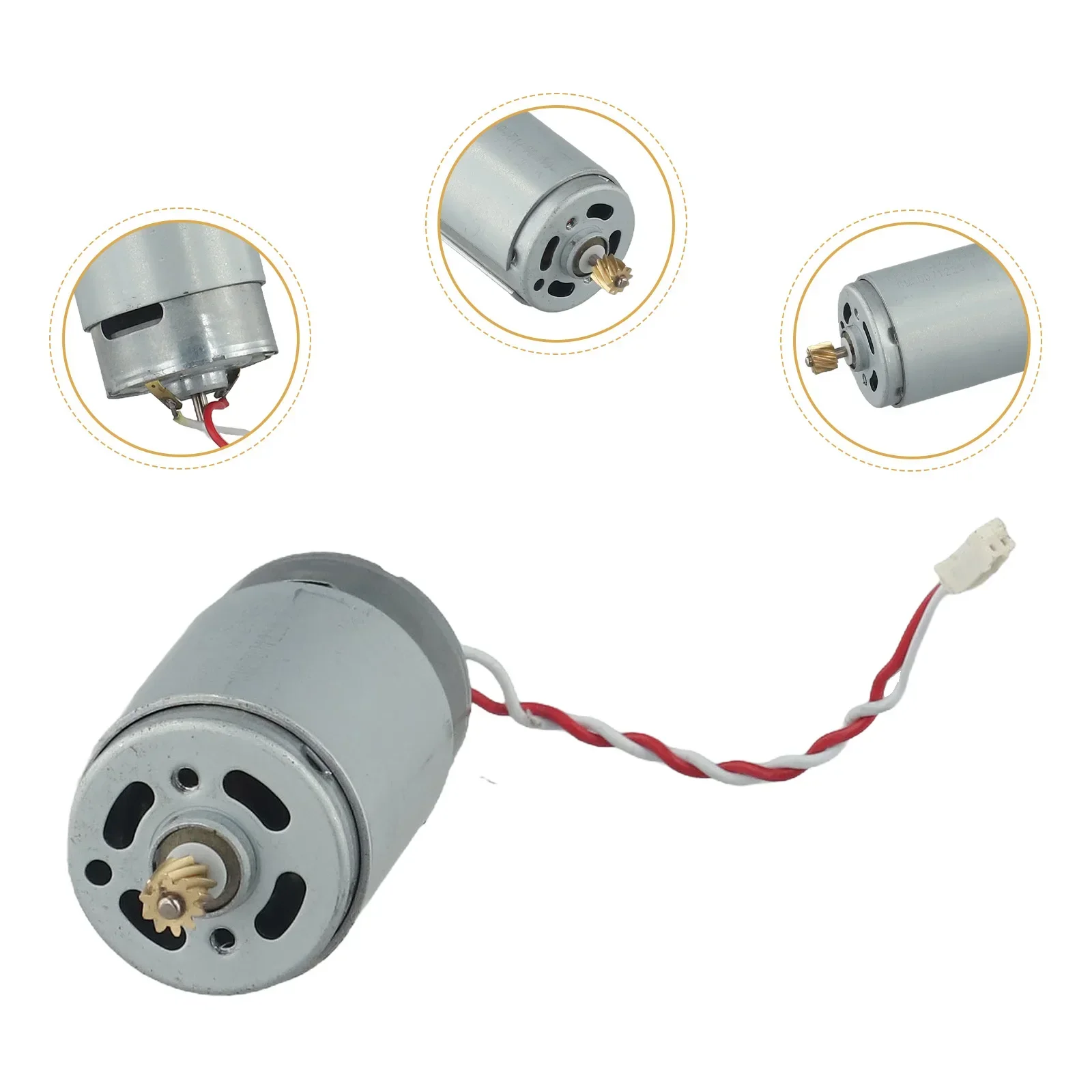 Spare Parts Roller Central Brush Titanium Motor For Cecotec For Conga 1790 1990 Vacuum Main Brush Motor Cleaning Power Tools